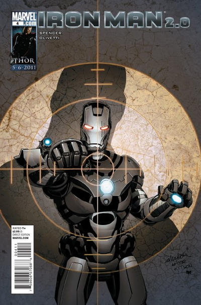 Cover for Iron Man 2.0 (Marvel, 2011 series) #4