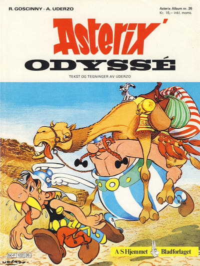 Cover for Asterix (Hjemmet / Egmont, 1969 series) #26 - Asterix' odyssé
