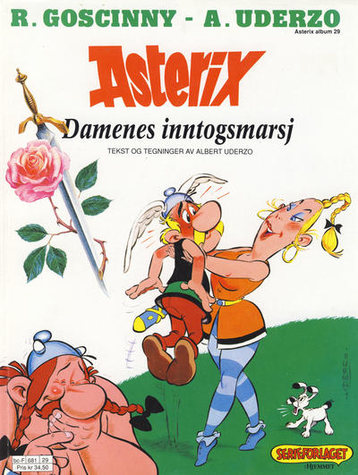 Cover for Asterix (Hjemmet / Egmont, 1969 series) #29 - Damenes inntogsmarsj