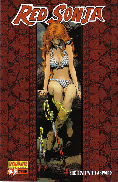 Cover for Red Sonja (Dynamite Entertainment, 2005 series) #3 [Neal Adams Retailer Incentive Cover (1 in 50)]