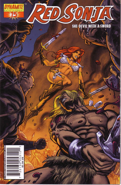 Cover for Red Sonja (Dynamite Entertainment, 2005 series) #15 [Stephen Sadowski Cover]