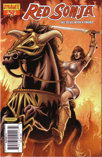 Cover for Red Sonja (Dynamite Entertainment, 2005 series) #39 [Cover A]