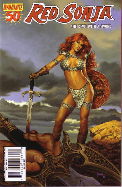 Cover for Red Sonja (Dynamite Entertainment, 2005 series) #50 [Joe Jusko Cover]