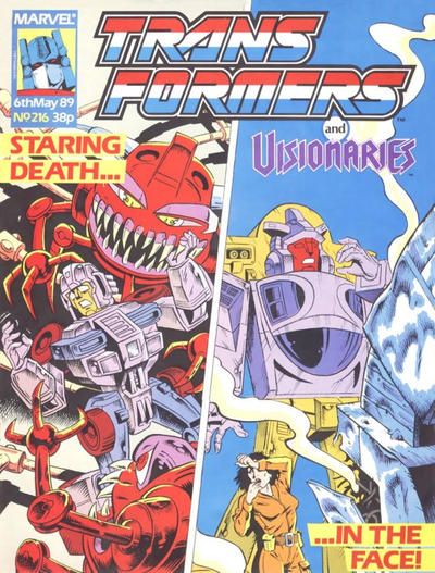 Cover for The Transformers (Marvel UK, 1984 series) #216