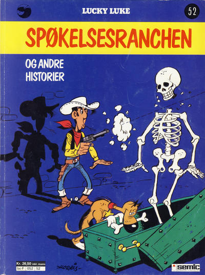 Cover for Lucky Luke (Semic, 1977 series) #52 - Spøkelsesranchen og andre historier