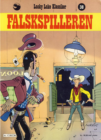 Cover for Lucky Luke (Semic, 1977 series) #38 - Falskspilleren [1. opplag]