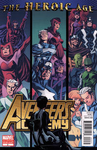 Cover for Avengers Academy (Marvel, 2010 series) #2 [2nd printing variant]