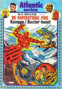 Cover Thumbnail for Atlantic-serien [Fantastiske Fire] (Atlantic Forlag, 1978 series) #12/1978