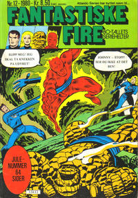 Cover Thumbnail for Fantastiske Fire (Atlantic Forlag, 1980 series) #12/1980
