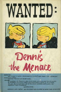 Cover Thumbnail for Wanted: Dennis the Menace (Henry Holt and Co., 1956 series) 