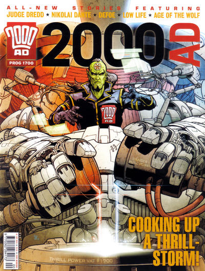 Cover for 2000 AD (Rebellion, 2001 series) #1700