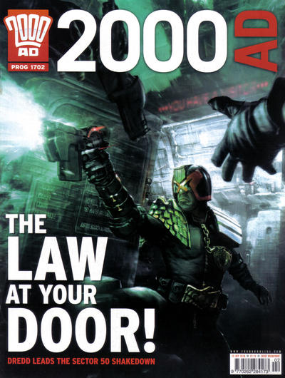 Cover for 2000 AD (Rebellion, 2001 series) #1702