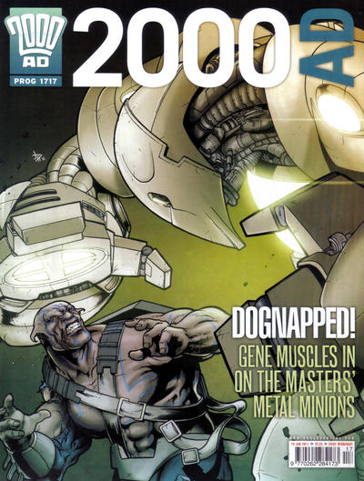 Cover for 2000 AD (Rebellion, 2001 series) #1717