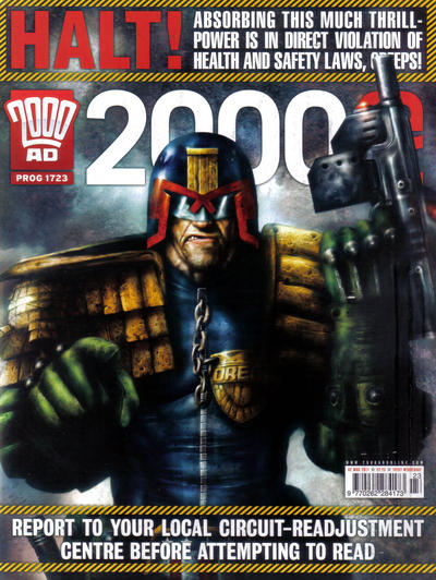 Cover for 2000 AD (Rebellion, 2001 series) #1723