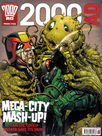 Cover for 2000 AD (Rebellion, 2001 series) #1726