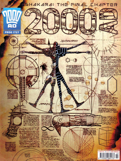 Cover for 2000 AD (Rebellion, 2001 series) #1727