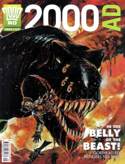 Cover for 2000 AD (Rebellion, 2001 series) #1729