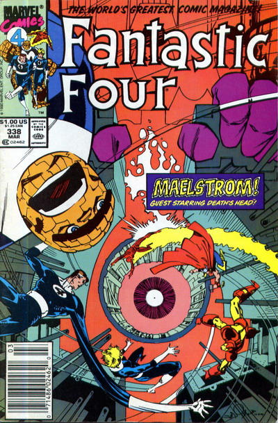 Cover for Fantastic Four (Marvel, 1961 series) #338 [Newsstand]