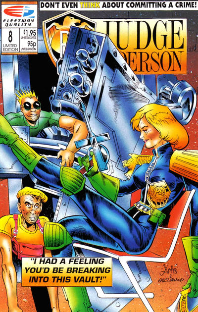 Cover for Psi-Judge Anderson (Fleetway/Quality, 1989 series) #8