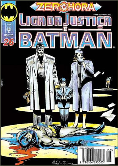 Cover for Liga da Justiça e Batman (Editora Abril, 1994 series) #26