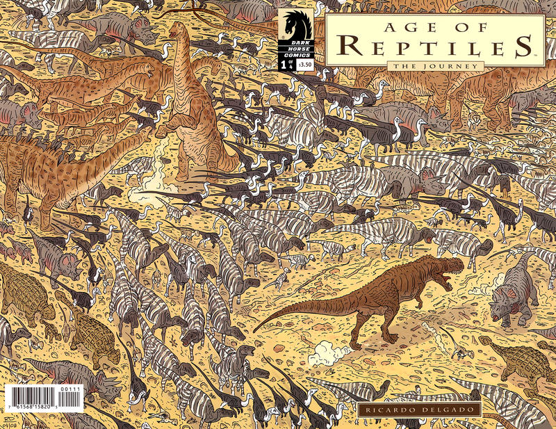 Cover for Age of Reptiles: The Journey (Dark Horse, 2009 series) #1