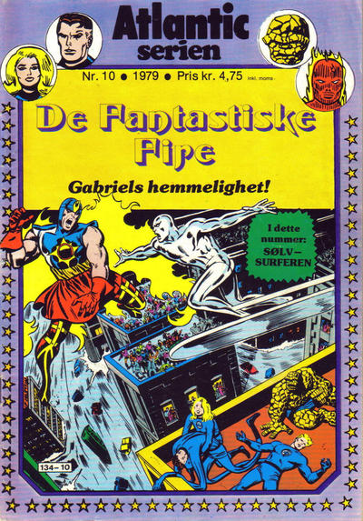 Cover for Atlantic-serien [Fantastiske Fire] (Atlantic Forlag, 1978 series) #10/1979