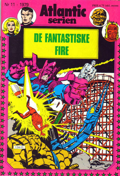 Cover for Atlantic-serien [Fantastiske Fire] (Atlantic Forlag, 1978 series) #11/1979