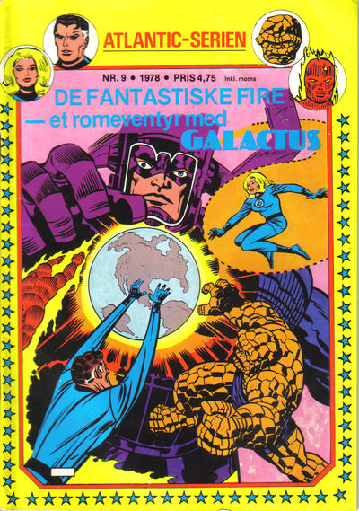 Cover for Atlantic-serien [Fantastiske Fire] (Atlantic Forlag, 1978 series) #9/1978