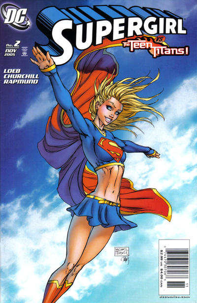 Cover for Supergirl (DC, 2005 series) #2 [Newsstand]