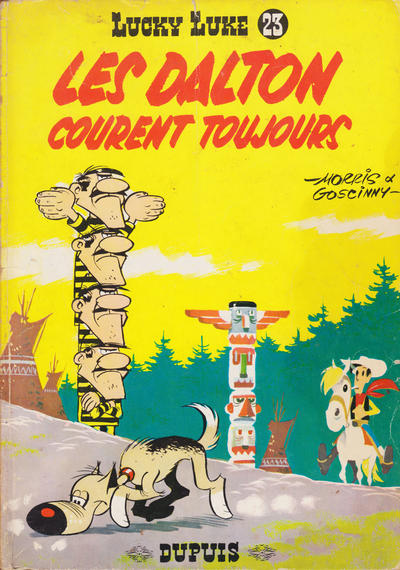 Cover for Lucky Luke (Dupuis, 1949 series) #23 - Les Dalton courent toujours