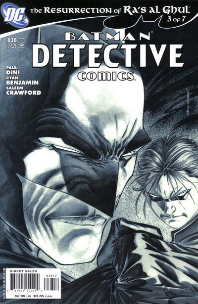 Cover for Detective Comics (DC, 1937 series) #838 [Second Printing]