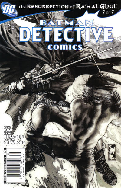Cover for Detective Comics (DC, 1937 series) #839 [Newsstand]