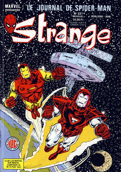 Cover for Strange (Editions Lug, 1970 series) #221