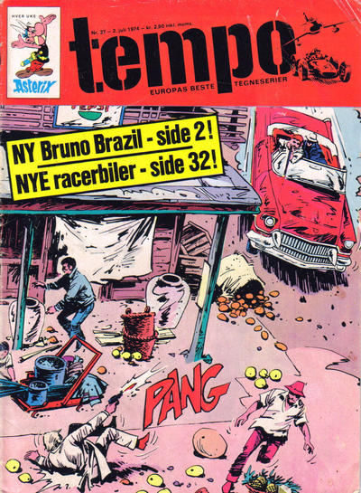 Cover for Tempo (Hjemmet / Egmont, 1966 series) #27/1974