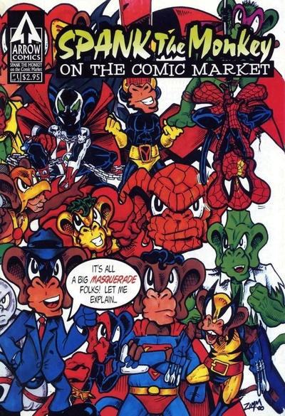 Cover for Spank the Monkey on the Comics Market (Arrow, 2000 series) #1