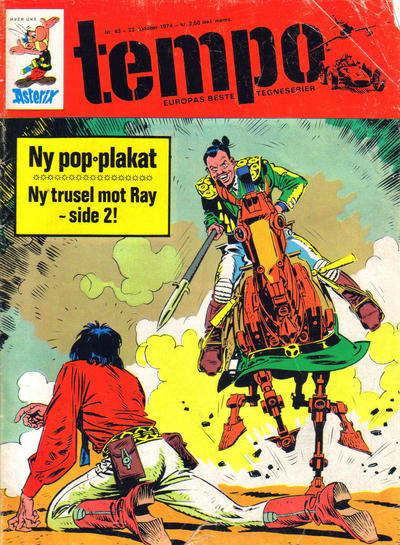 Cover for Tempo (Hjemmet / Egmont, 1966 series) #43/1974