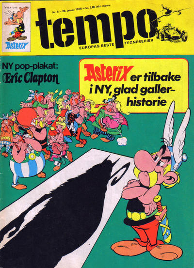 Cover for Tempo (Hjemmet / Egmont, 1966 series) #5/1975