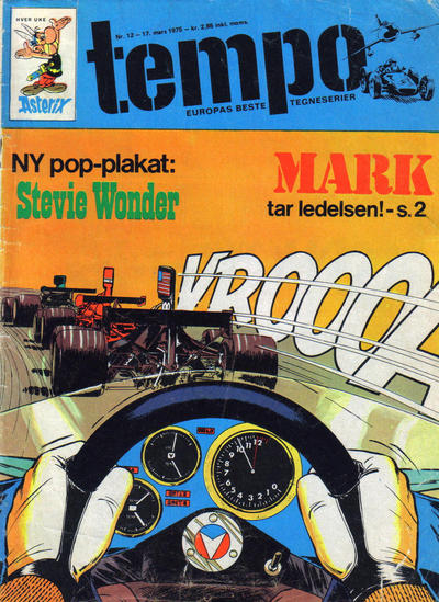 Cover for Tempo (Hjemmet / Egmont, 1966 series) #12/1975