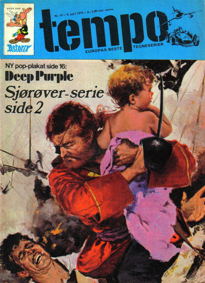 Cover for Tempo (Hjemmet / Egmont, 1966 series) #15/1975