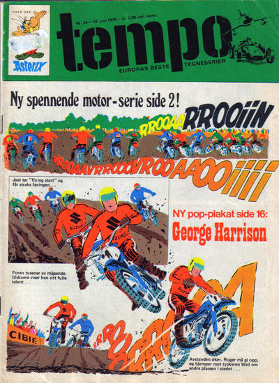 Cover for Tempo (Hjemmet / Egmont, 1966 series) #24/1975