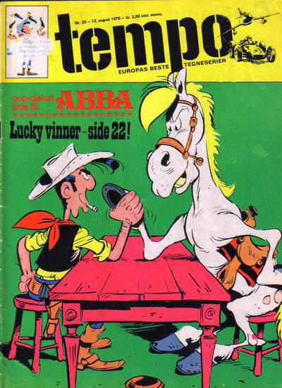 Cover for Tempo (Hjemmet / Egmont, 1966 series) #33/1975