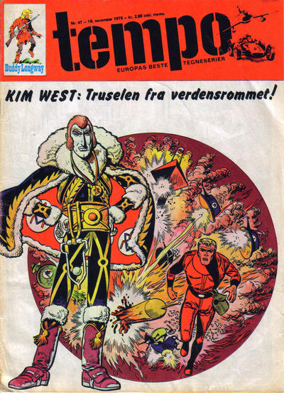 Cover for Tempo (Hjemmet / Egmont, 1966 series) #47/1975