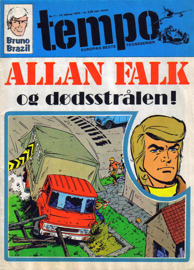 Cover for Tempo (Hjemmet / Egmont, 1966 series) #7/1976