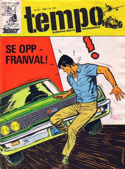Cover for Tempo (Hjemmet / Egmont, 1966 series) #22/1969