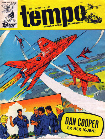 Cover for Tempo (Hjemmet / Egmont, 1966 series) #11/1969