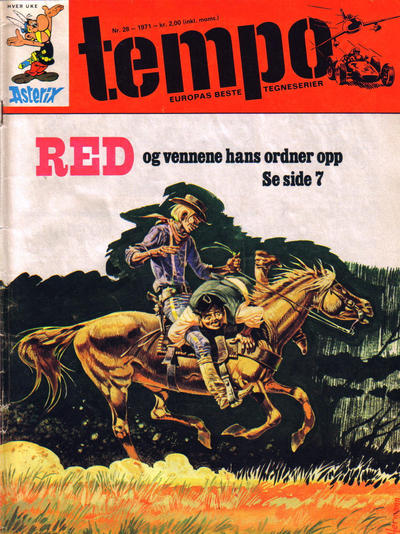 Cover for Tempo (Hjemmet / Egmont, 1966 series) #28/1971