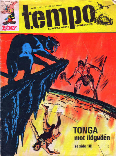 Cover for Tempo (Hjemmet / Egmont, 1966 series) #37/1971