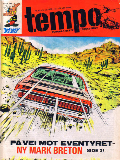 Cover for Tempo (Hjemmet / Egmont, 1966 series) #20/1972