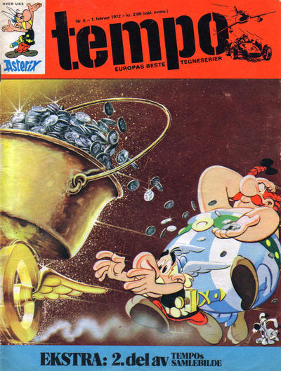 Cover for Tempo (Hjemmet / Egmont, 1966 series) #6/1972