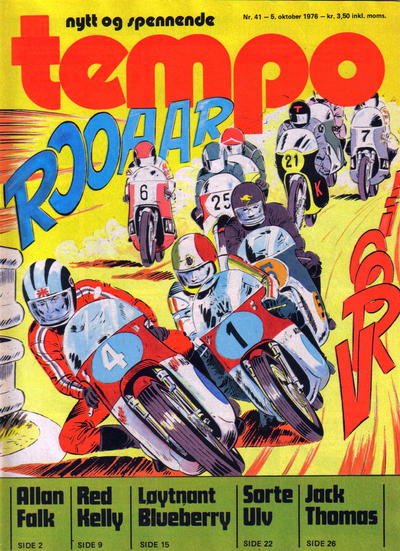 Cover for Tempo (Hjemmet / Egmont, 1966 series) #41/1976
